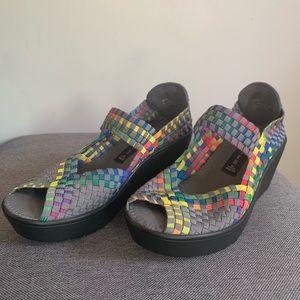 Steve Madden Rainbow Wedges